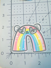 Load image into Gallery viewer, Rainbow Panda Sticker