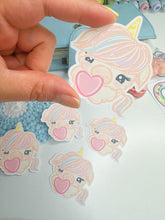 Load image into Gallery viewer, Pastel Highland Cow Sticker