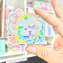 Load image into Gallery viewer, Holographic Dreamer Cloud Waterproof Sticker