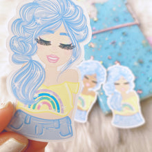 Load image into Gallery viewer, Rainbows After Rain Dollie Sticker