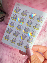 Load image into Gallery viewer, Angry Dandelion Sticker Sheet
