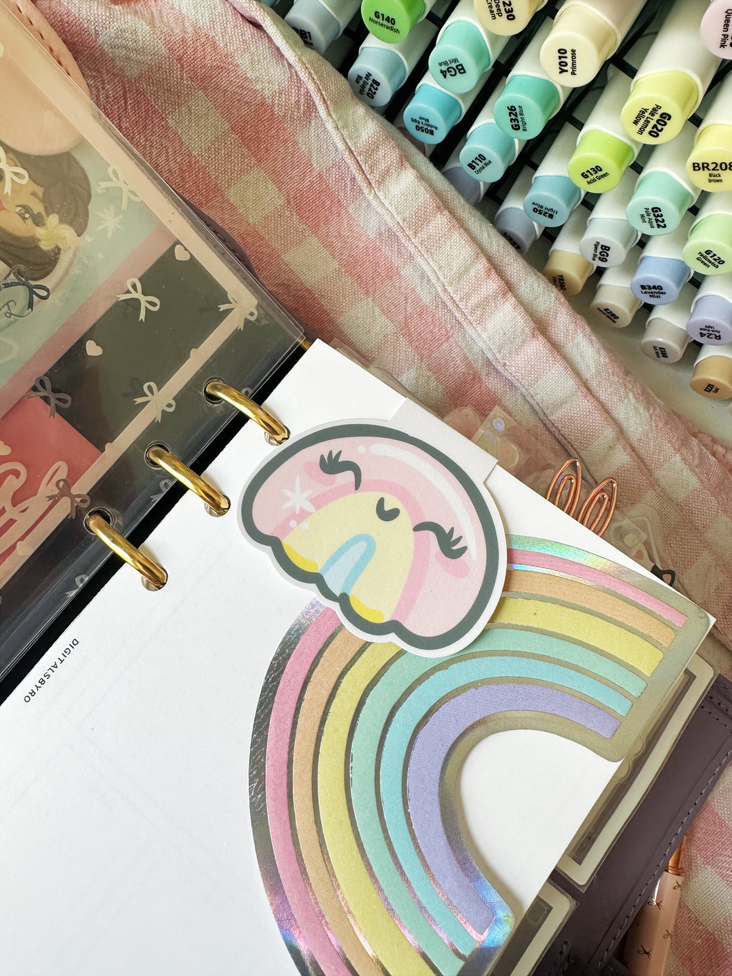 Celebration Rainbow Magnetic Clippie