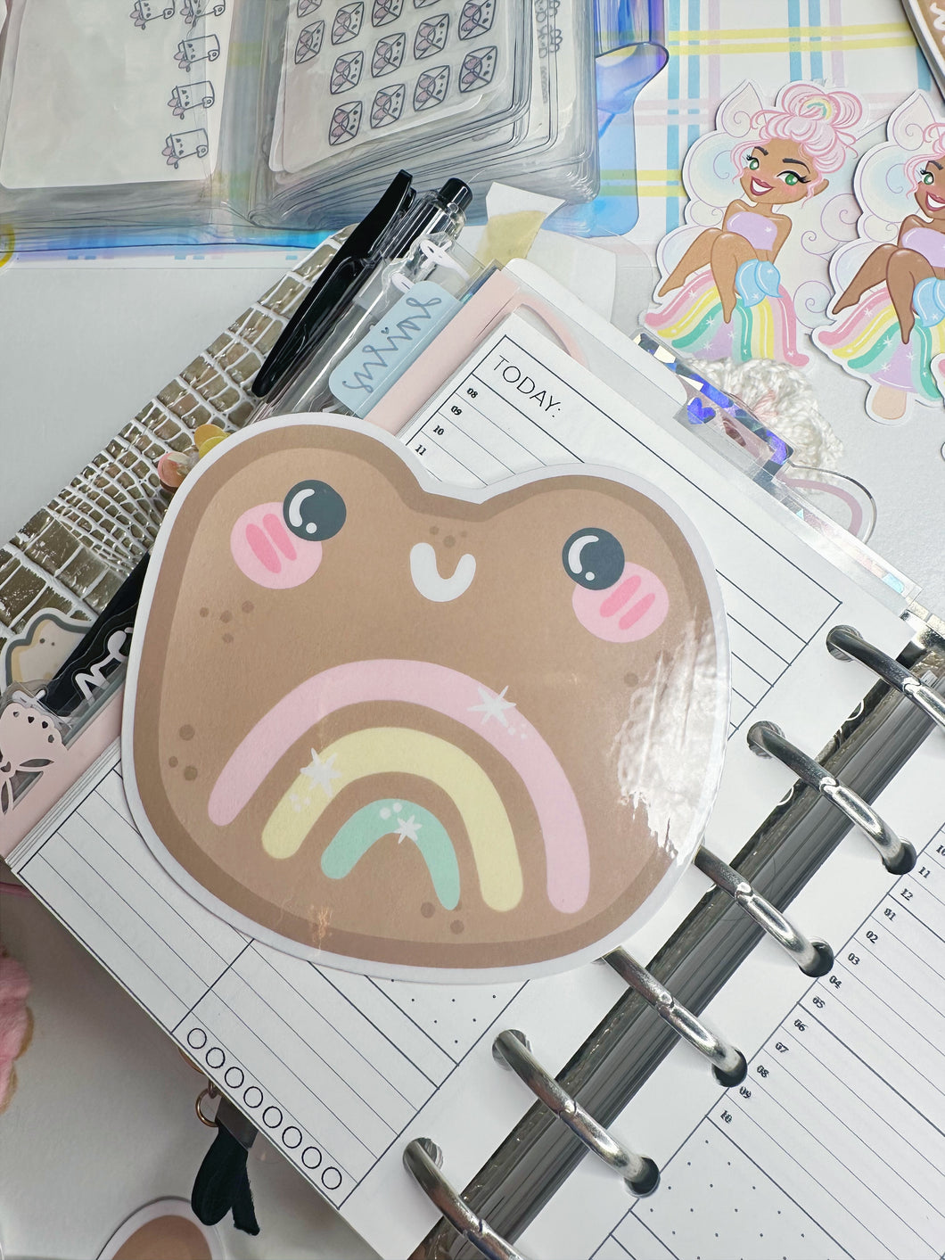 Gingerbread Coconut Page Marker Bookmark