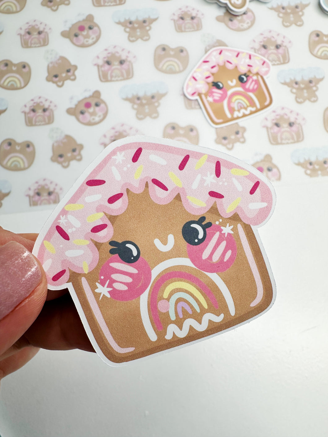 Gingerbread House Sticker