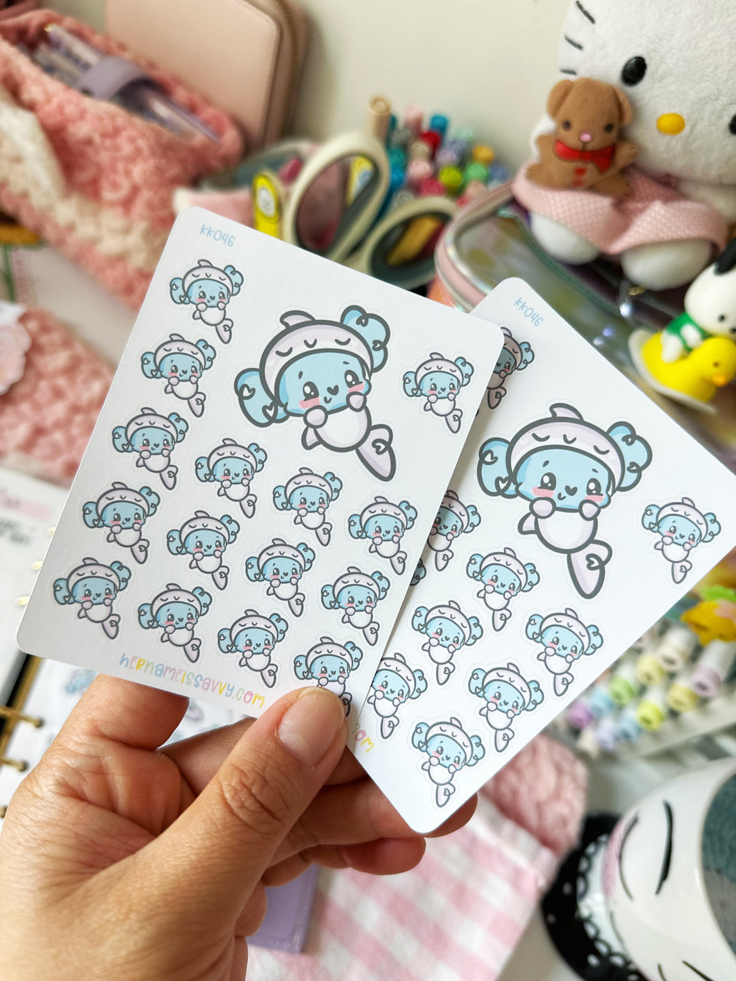 KK046 - Sharkie Kohei Sticker Sheet