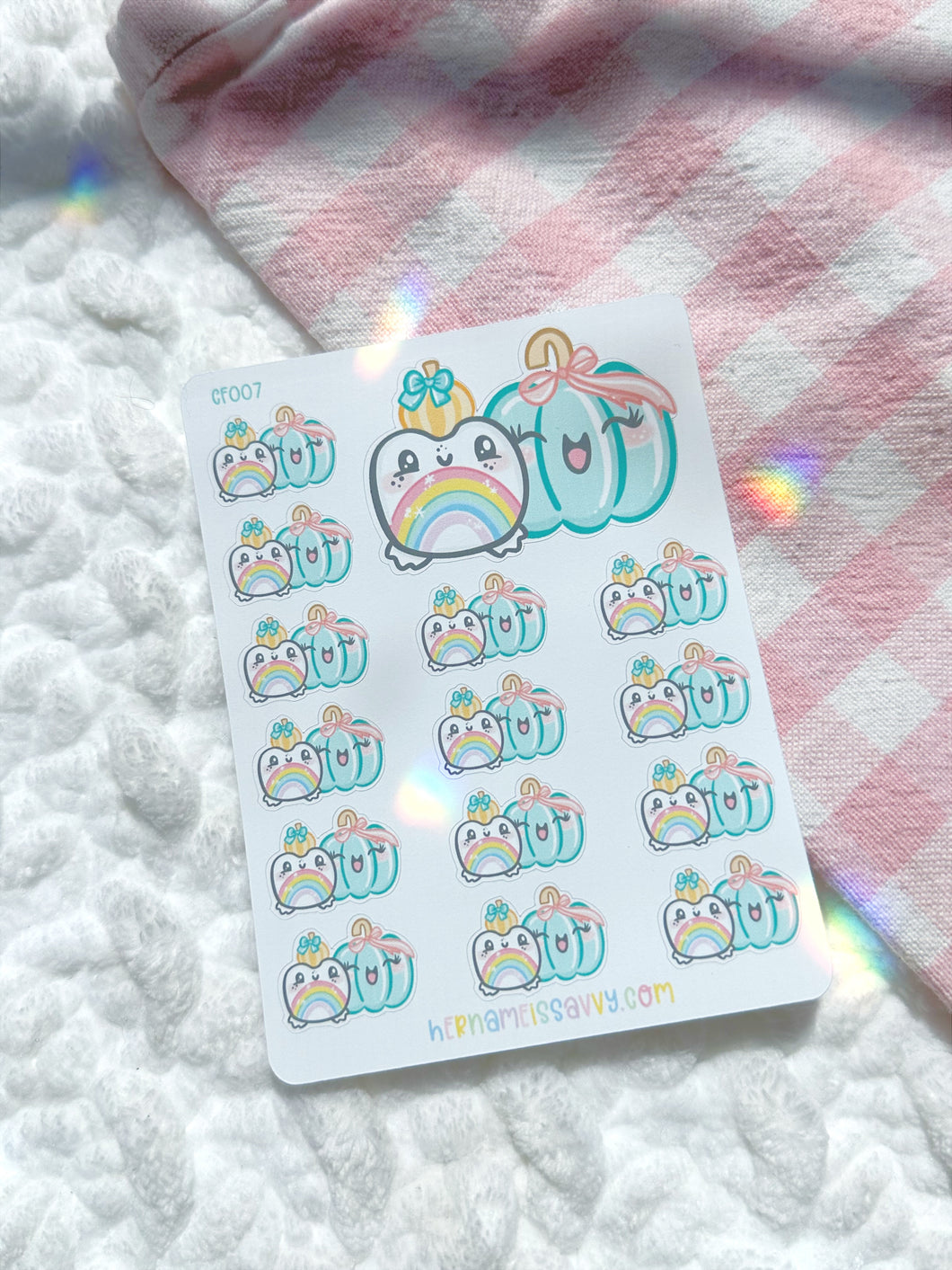 CF007 - Pumpkin Coconut Sticker Sheet