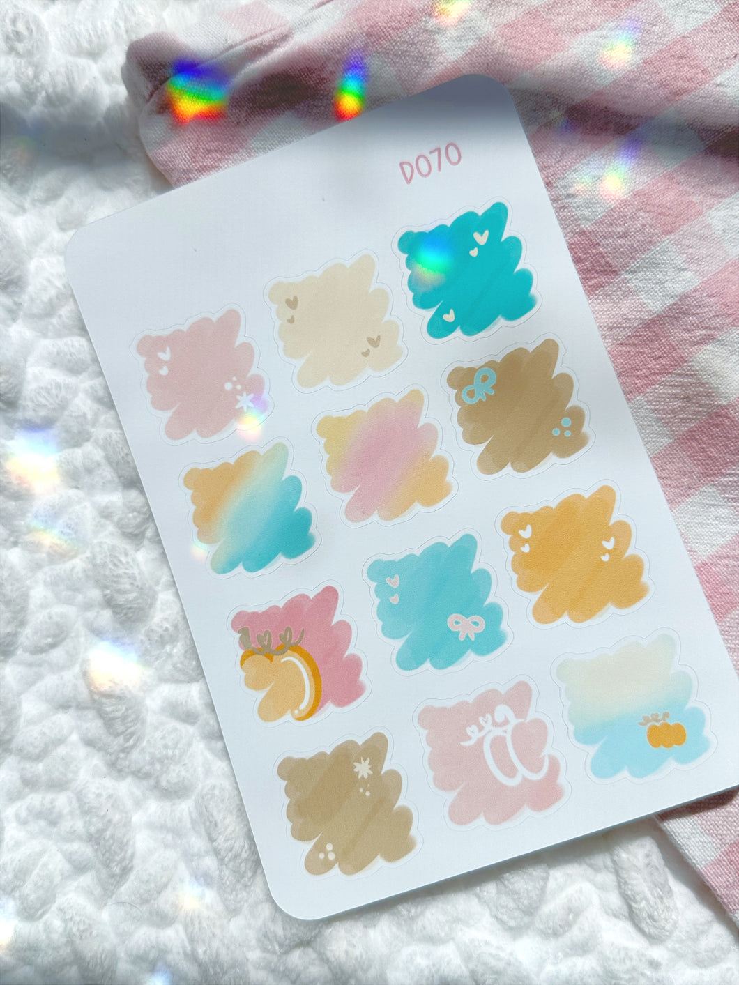 D070 - Pumpkin Pony Swatches