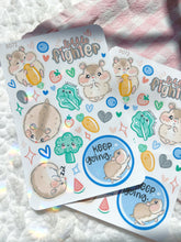 Load image into Gallery viewer, D072: Churro Hamster Sticker Sheet
