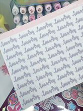 Load image into Gallery viewer, HL016 - Laundry Sticker Sheet
