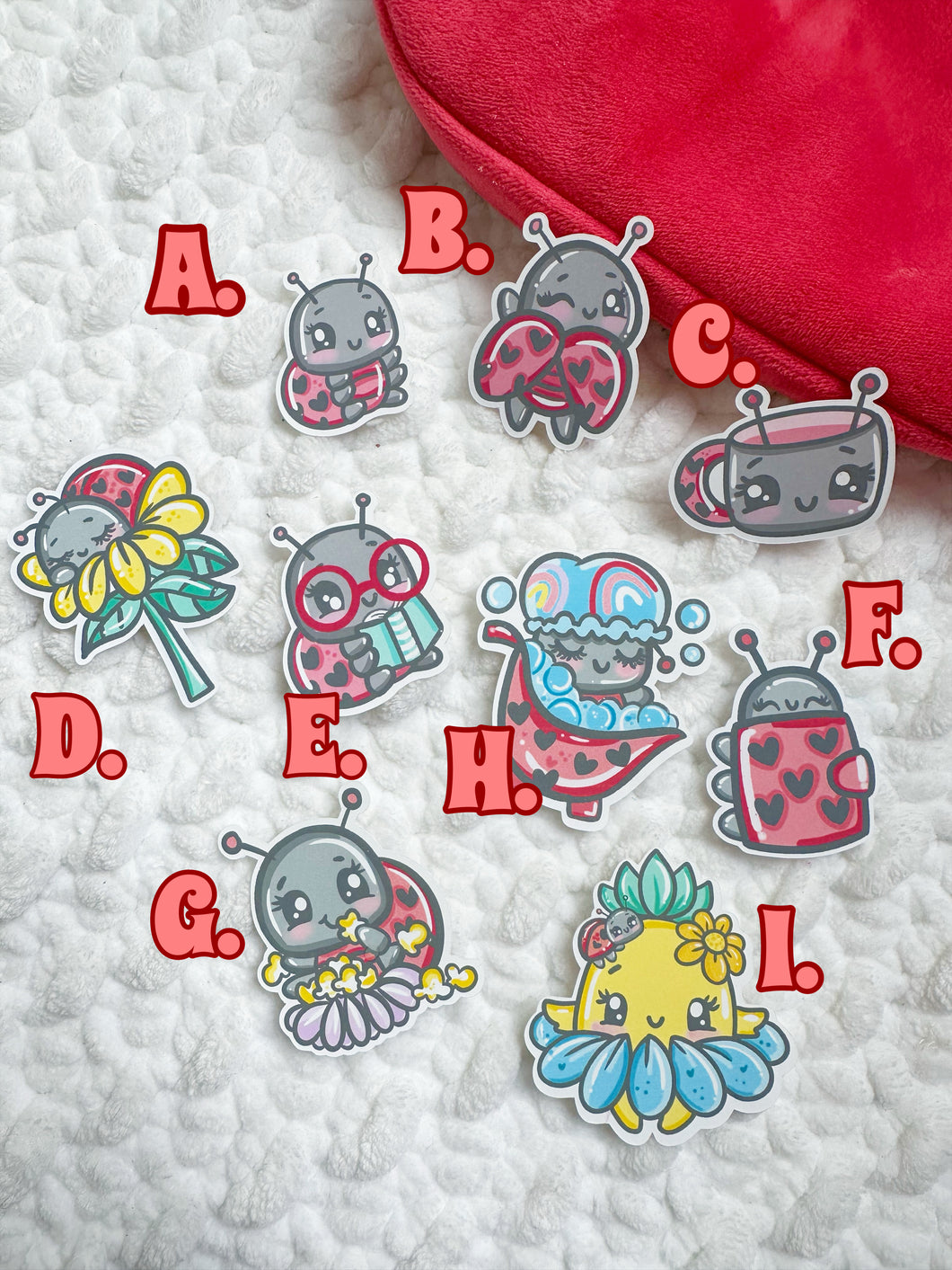 Li'i LadyBug Single Stickers
