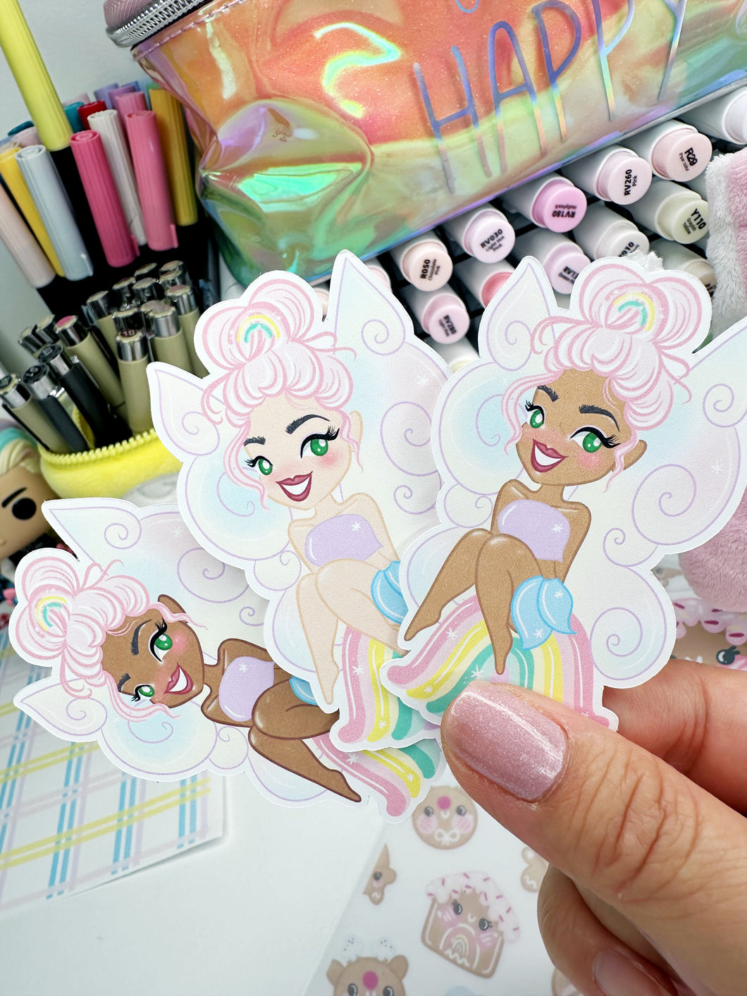 Fairy Mushroom Chibi Sticker