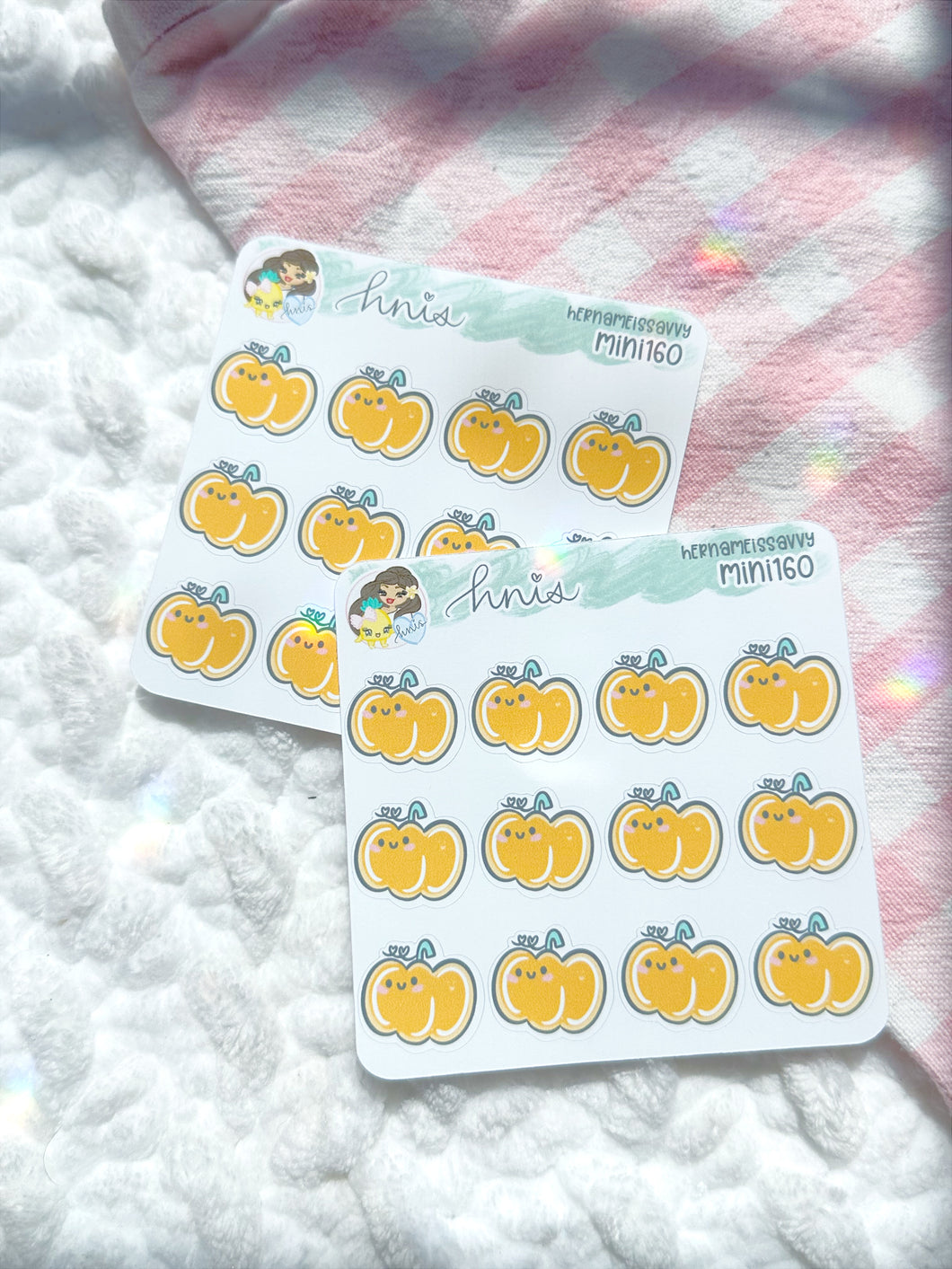 MINI160 - Pumpkin Sticker Sheet