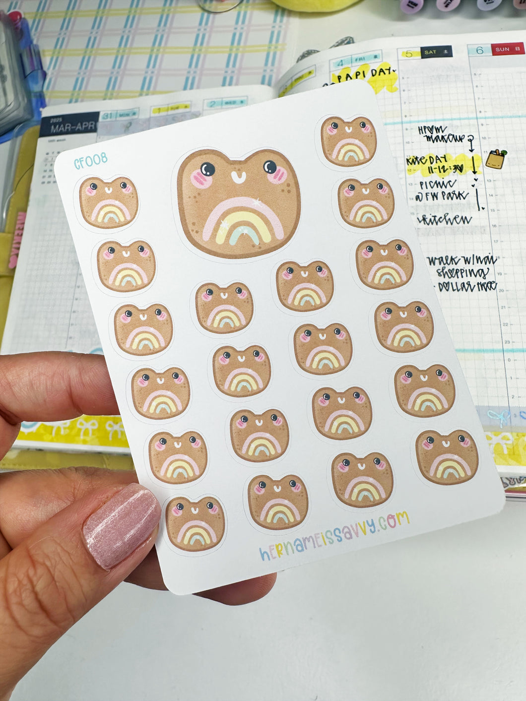 CF008 - Gingerbread Coconut Sticker Sheet