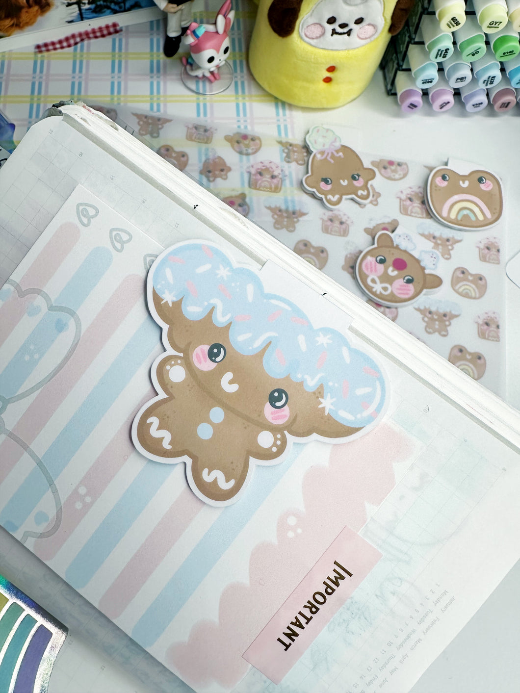 Gingerbread Kohei Magnetic Clippie