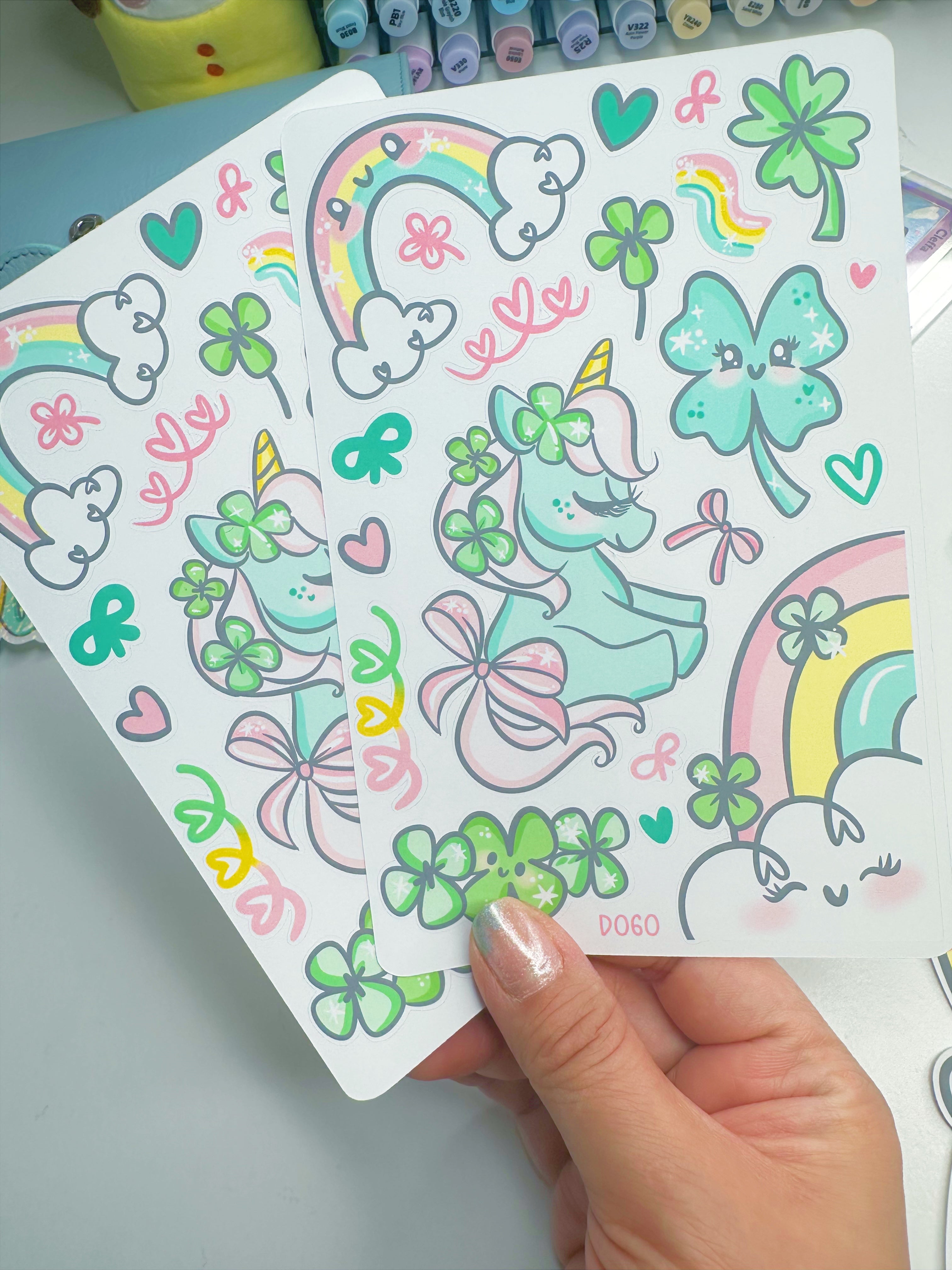 Karen Foster Lucky Clover Scrapbooking Stickers - Acid & Lignin Free Sheet For Memory Books - View #2