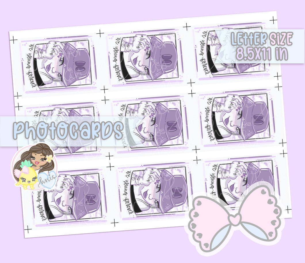 Freebie - Army Day Dollie Trading Card Printable