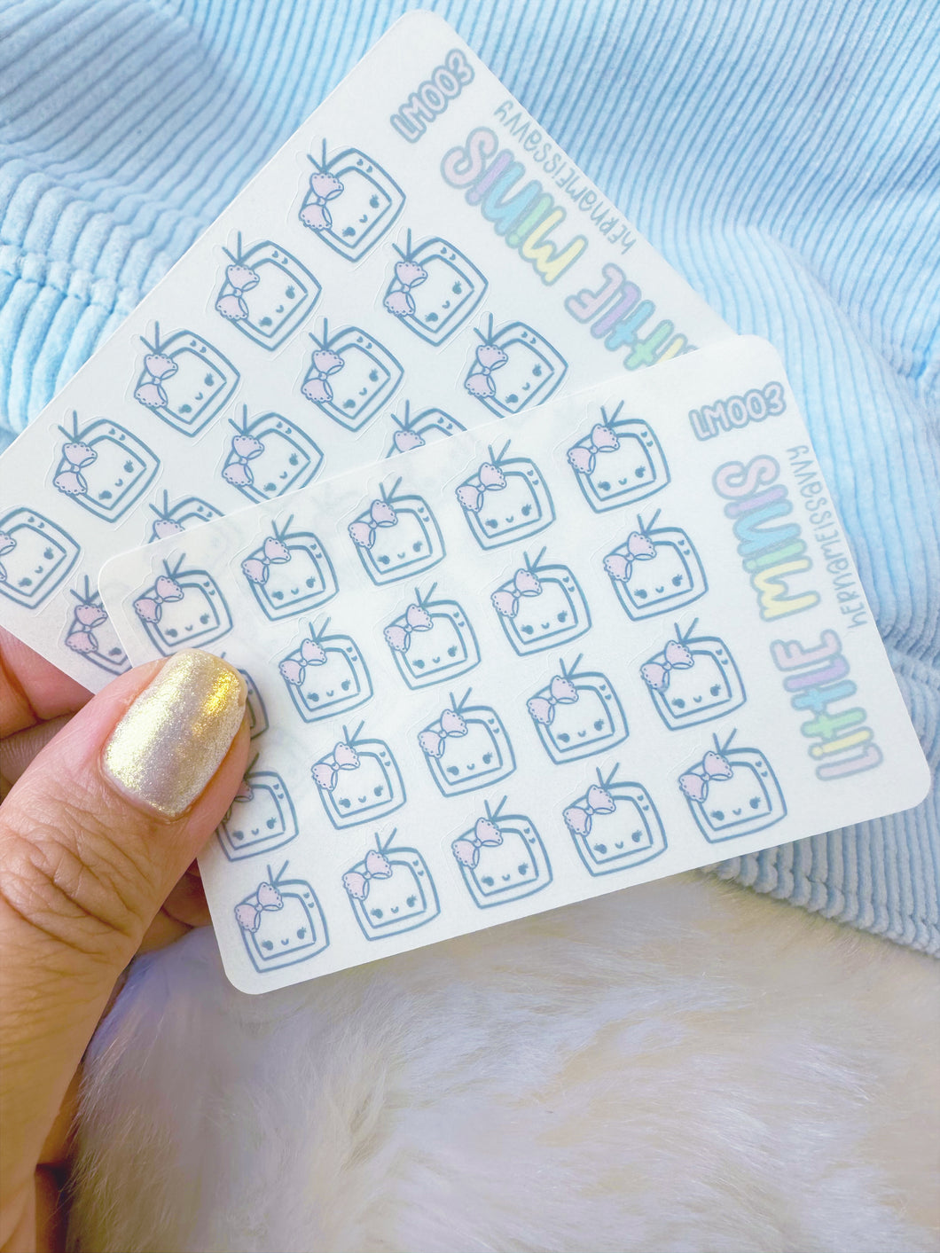 LM003 - Television Sticker Sheet