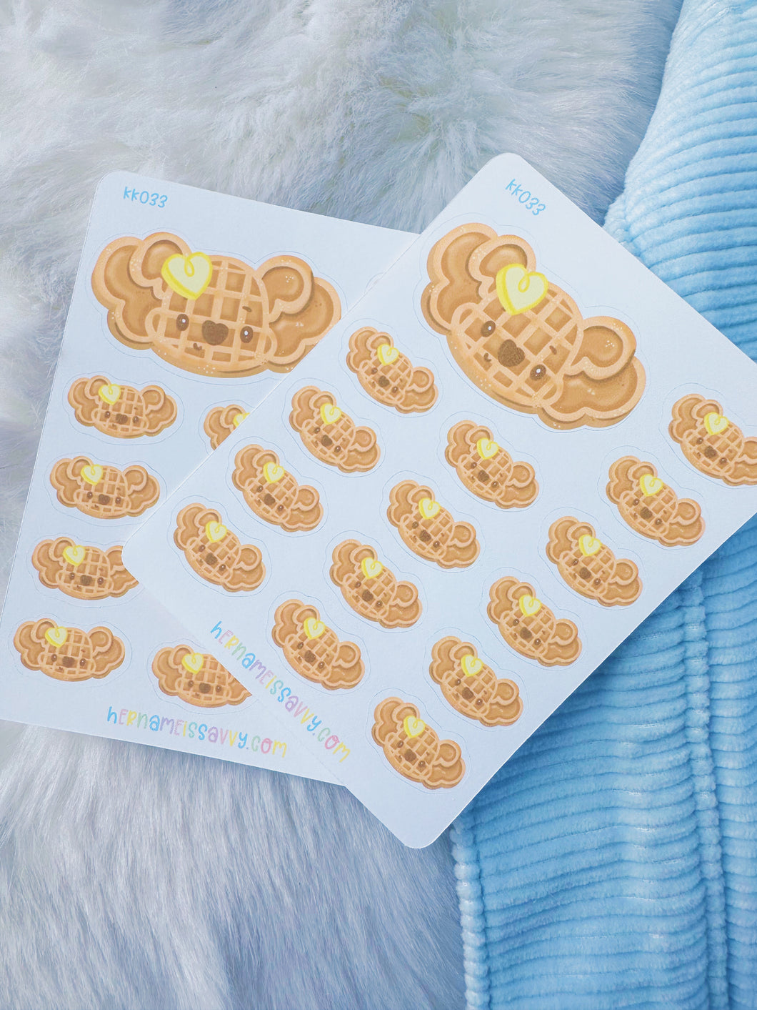 KK033 - Kohei Waffles Sticker Sheet