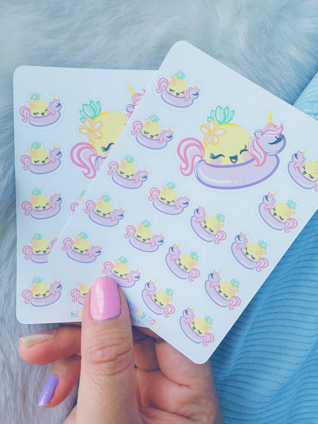 PP014 - Unicorn Floatie Pihaaloha Sticker Sheet