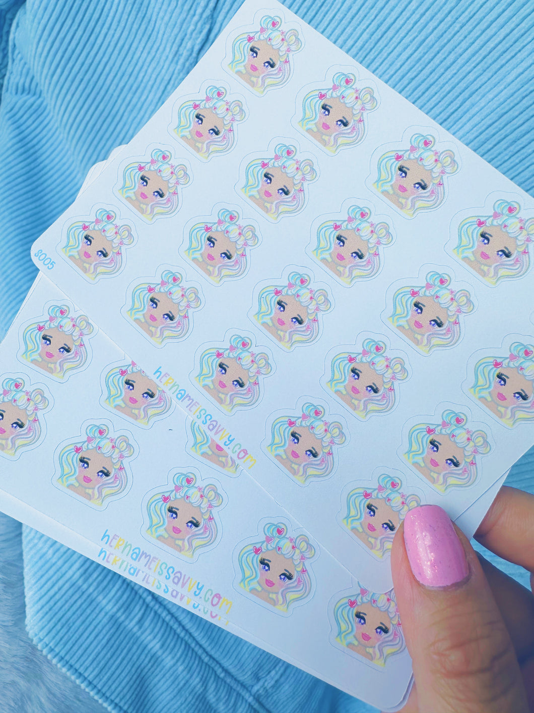 S005 - Heart Eyes Sticker Sheet