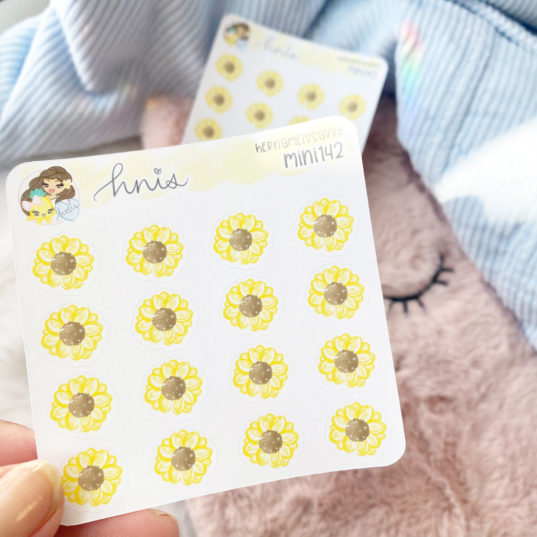 MINI142 - Sunflowers Sticker Sheet