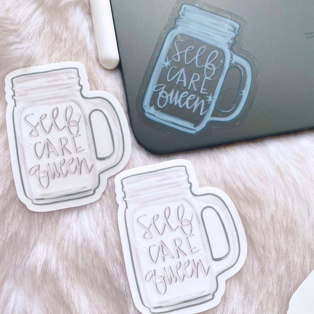 Self Care Vinyl Sticker