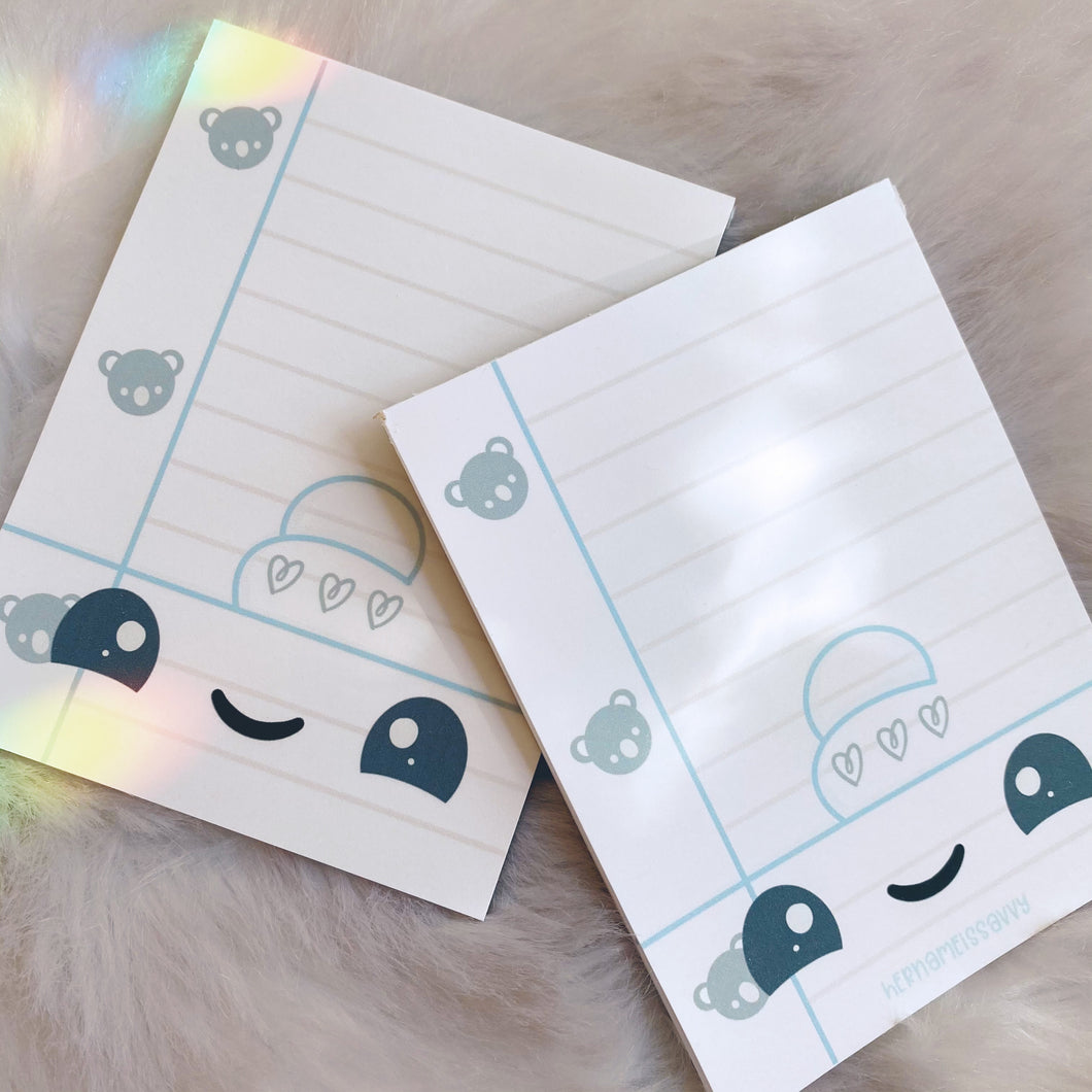 Mini Baby Notepaper Memo Pad - 20 Sheets