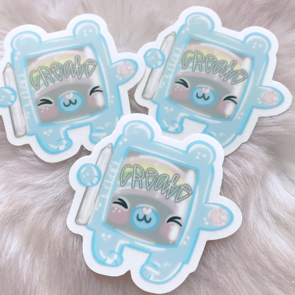 Create iCub Transparent Vinyl Sticker – hernameisSavvy