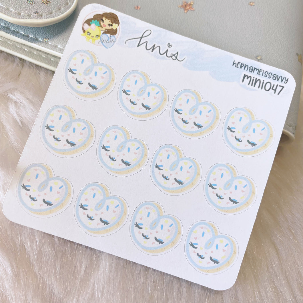 MINI047 - HNIS Heart Sugar Cookies Sticker Sheet