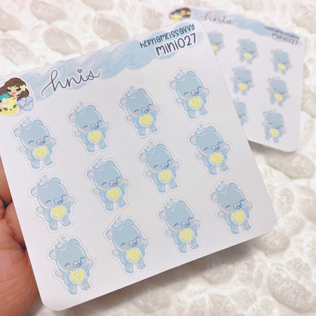 MINI027 - Fresh Air Bear Sticker Sheet