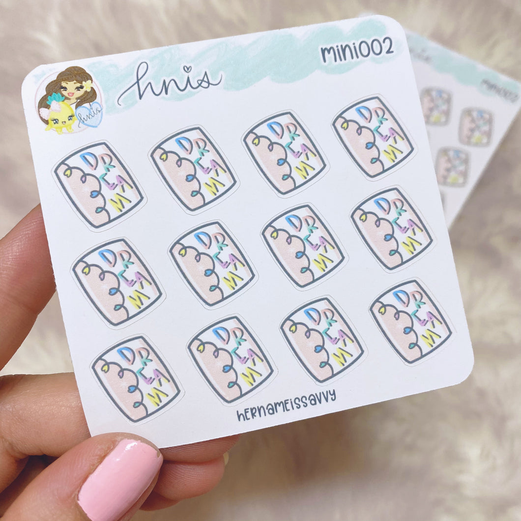MINI002 - Dream Book Sticker Sheet