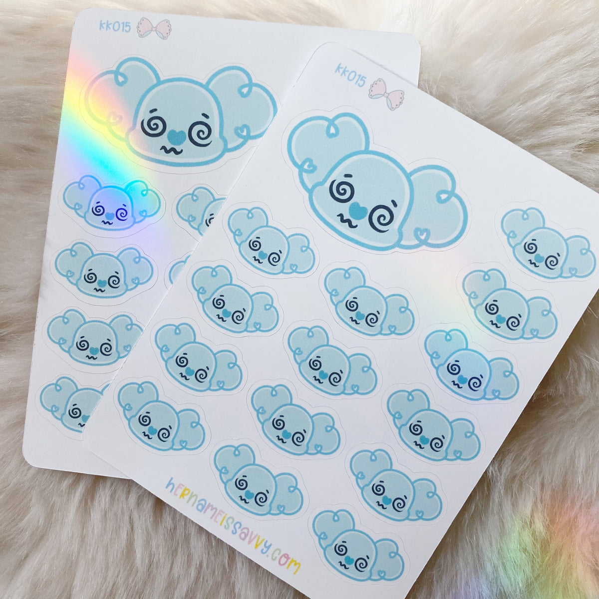 KK015 - Dizzy Kohei Sticker Sheet – hernameisSavvy