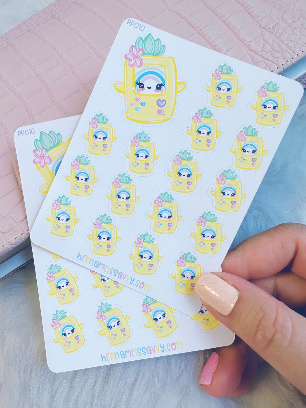 PP010 - Pihaaloha Pineapple Game Sticker Sheet