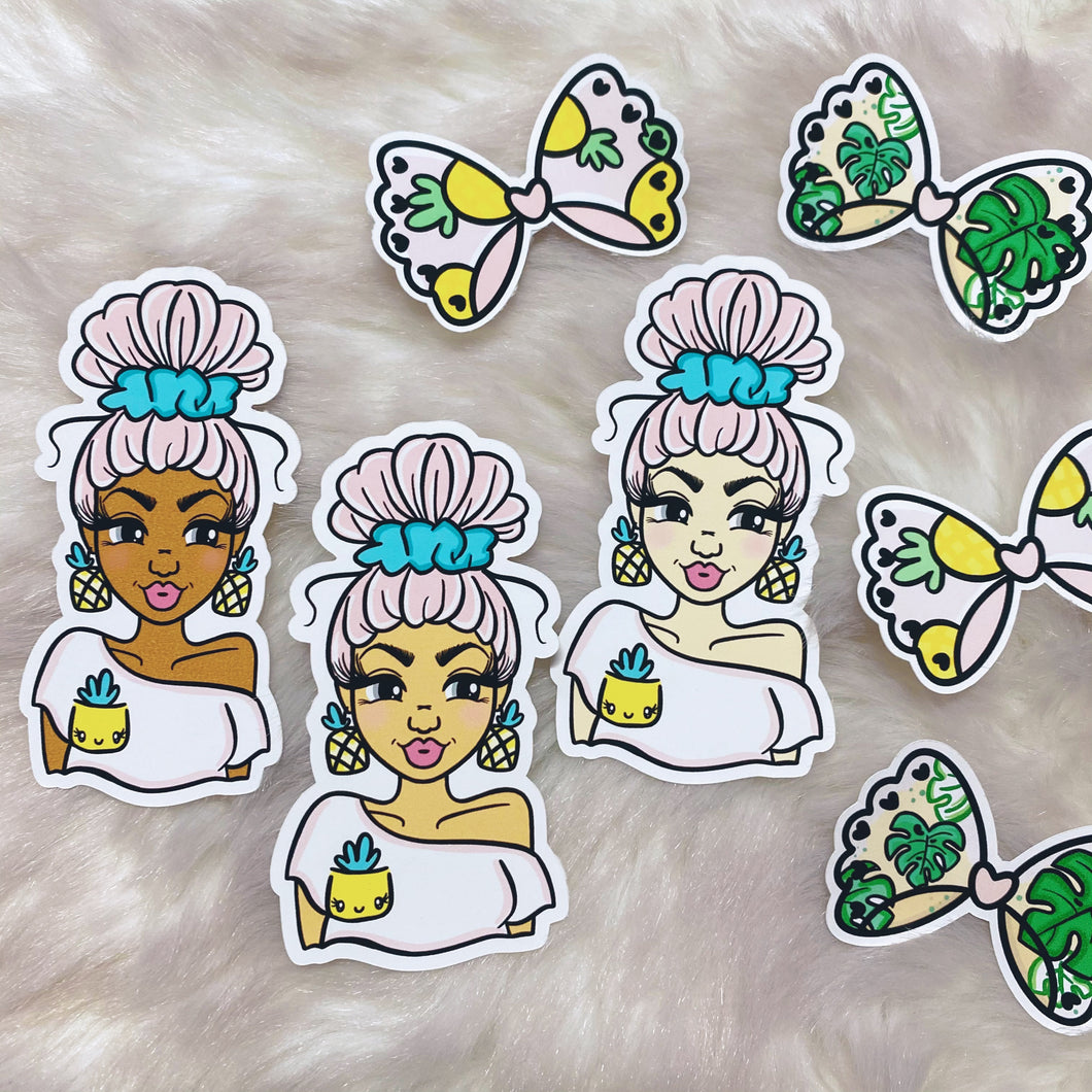 Pineapple Hair Don’t Care Dollies
