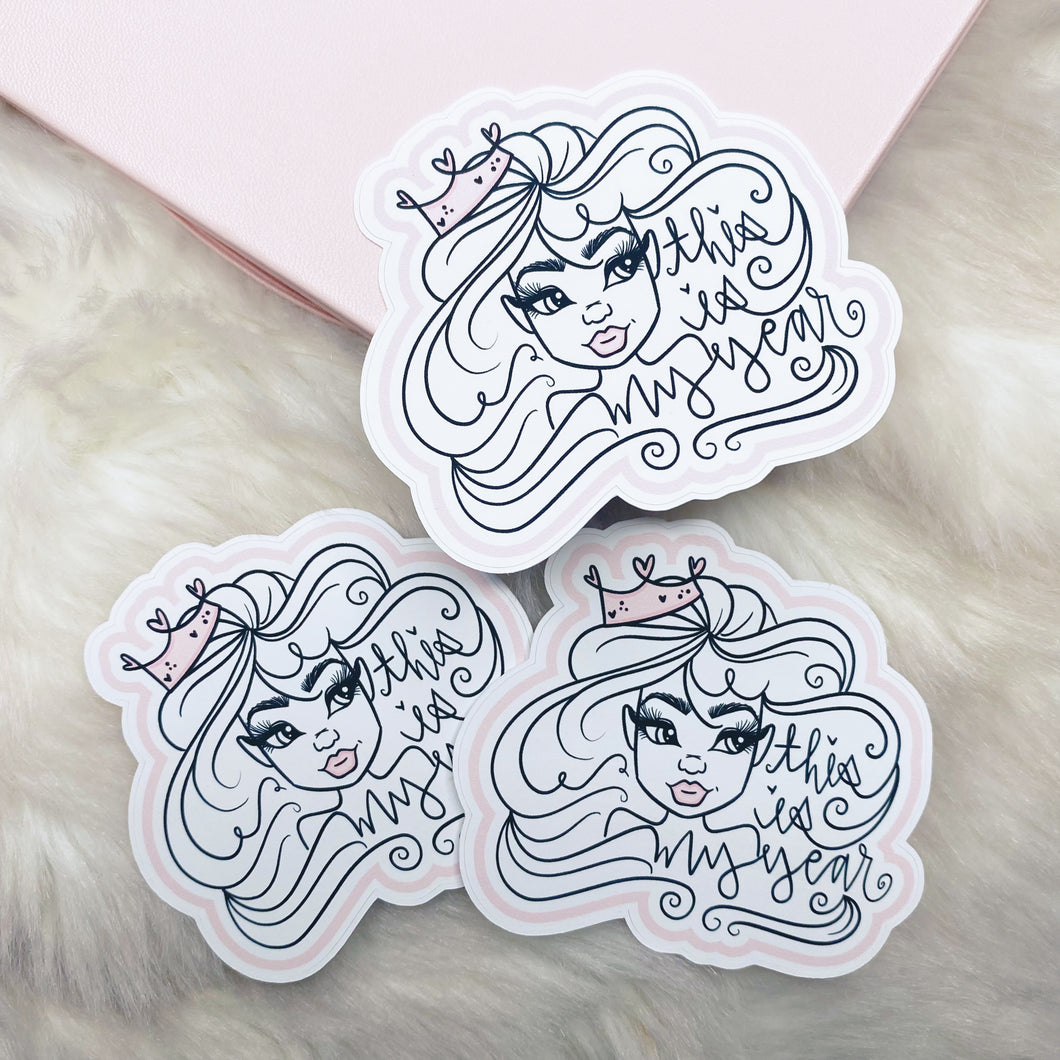 This is My Year Dollie (2022 Version) Sticker