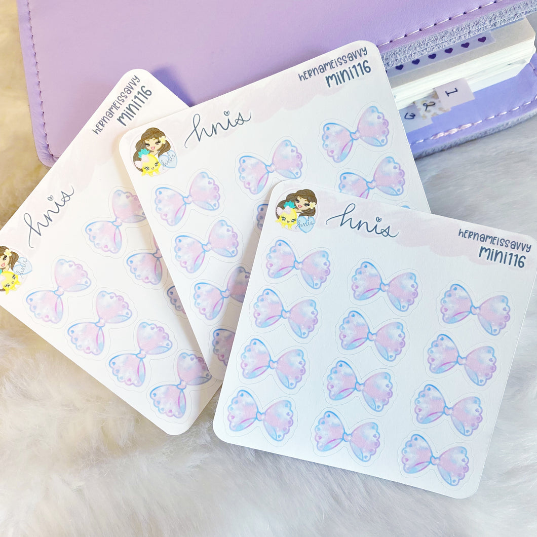MINI116 - Dream Big Bow Sticker Sheet