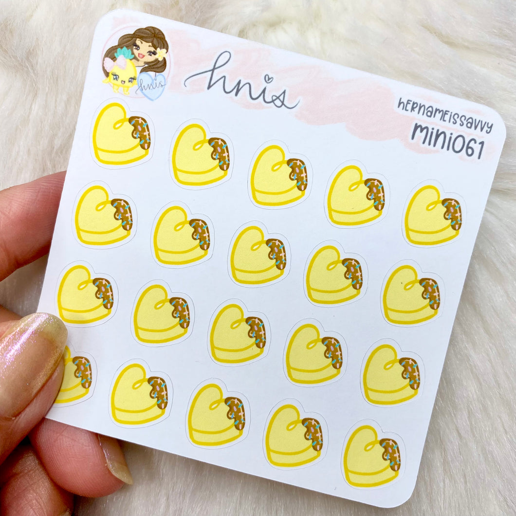MINI061 - Sprinkle Butter Hearts Sheet