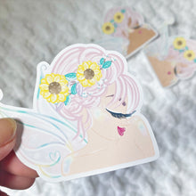 Load image into Gallery viewer, Falling for Yourself - Silhouette Fairy - Dollie Sticker
