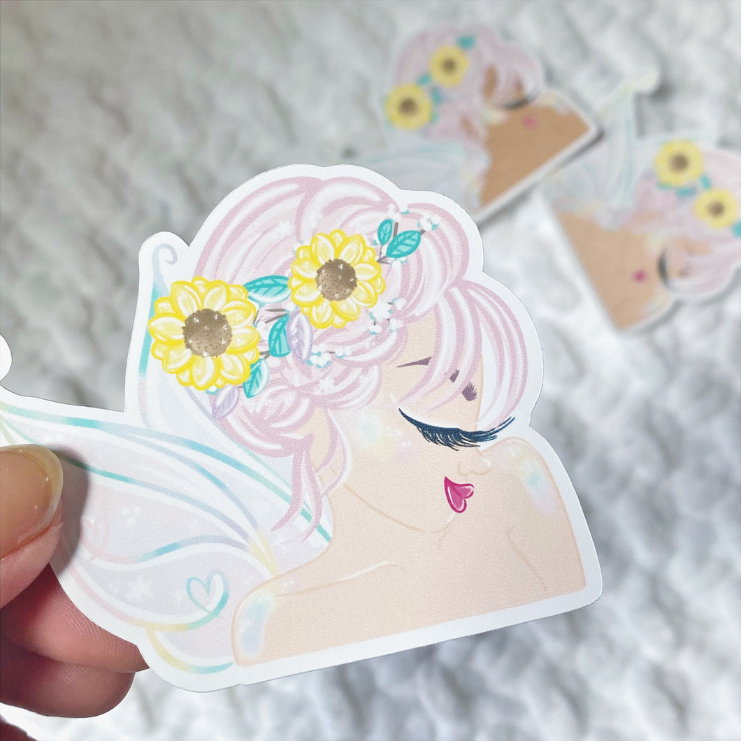 Falling for Yourself - Silhouette Fairy - Dollie Sticker