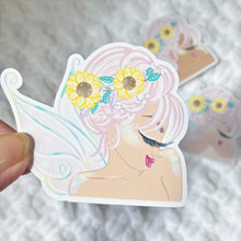 Load image into Gallery viewer, Falling for Yourself - Silhouette Fairy - Dollie Sticker
