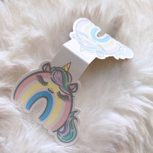 Load image into Gallery viewer, Unicorn Rainbow Magnetic Clippie
