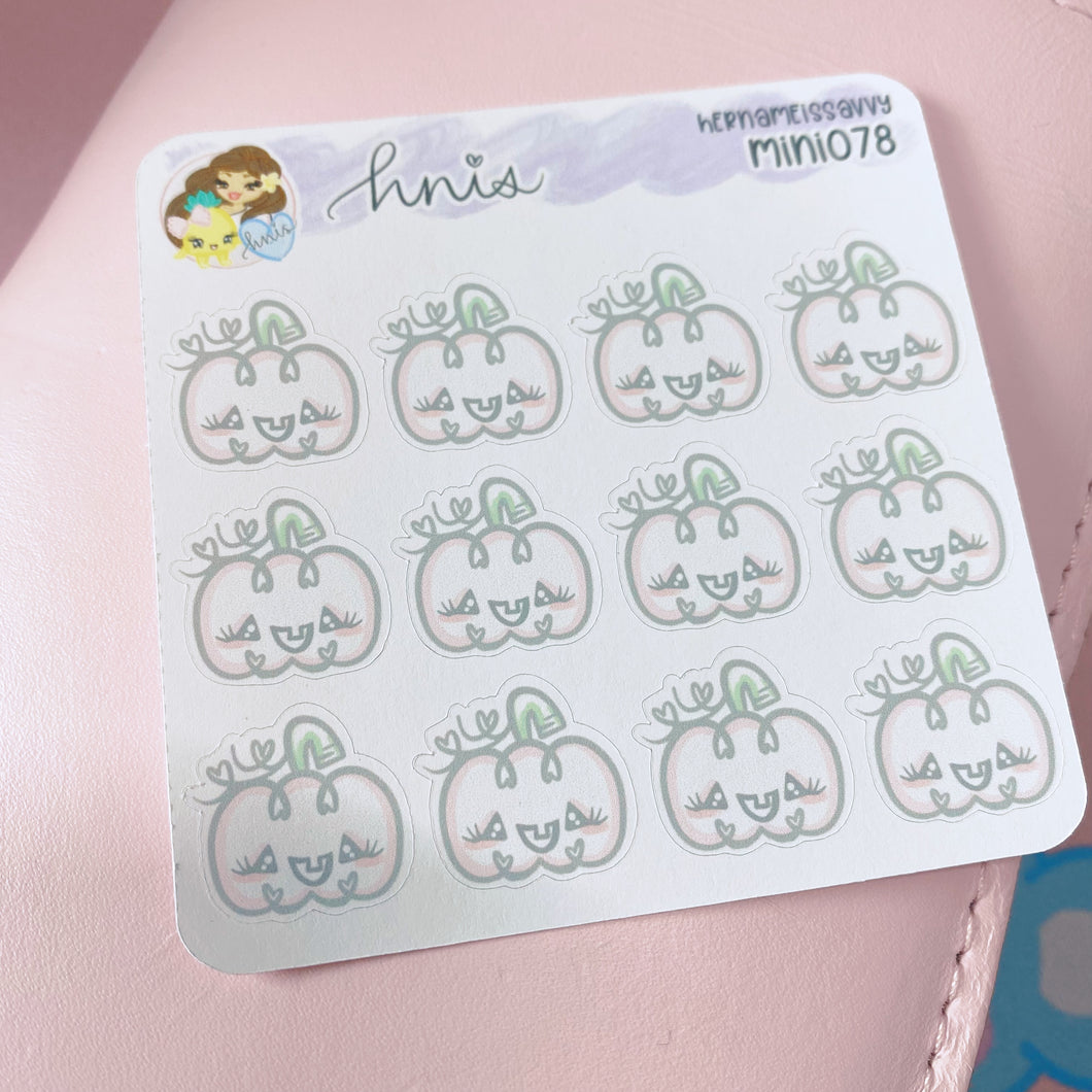 MINI078 - Pink Jackielanterns Sticker Sheet