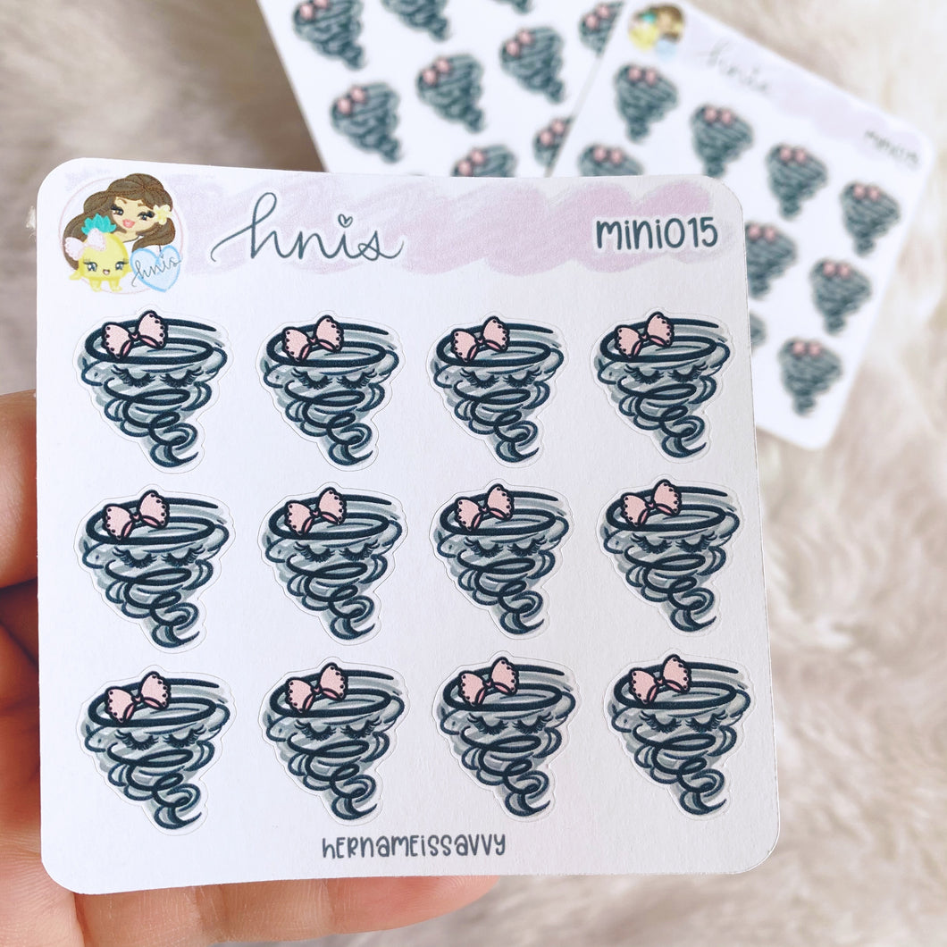 MINI015 - Lashy Cyclone Sticker Sheet