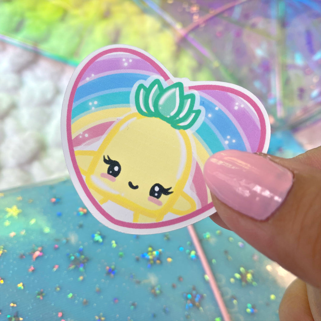 Rainbow Heart Pihaaloha Sticker
