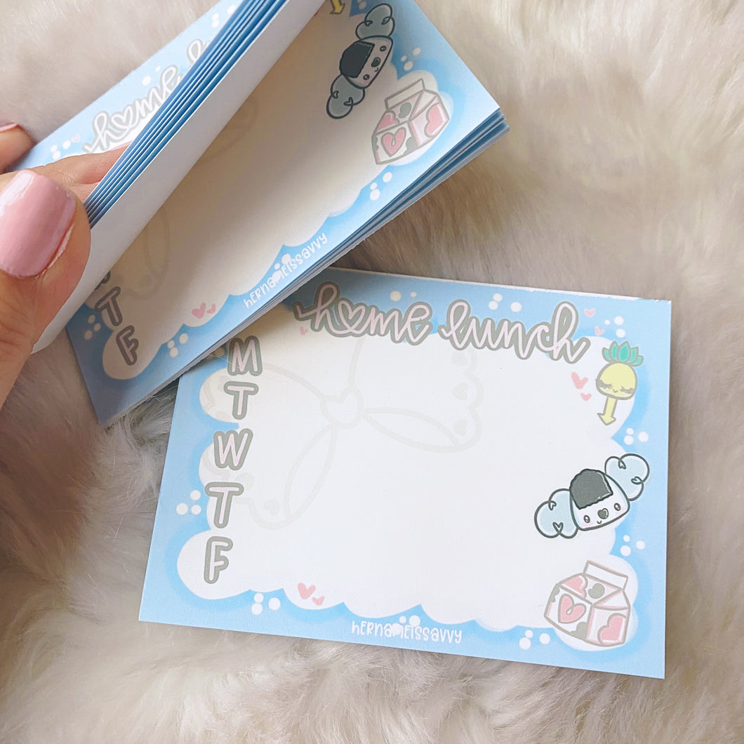 Home Lunch Memo Pad - 20 Sheets