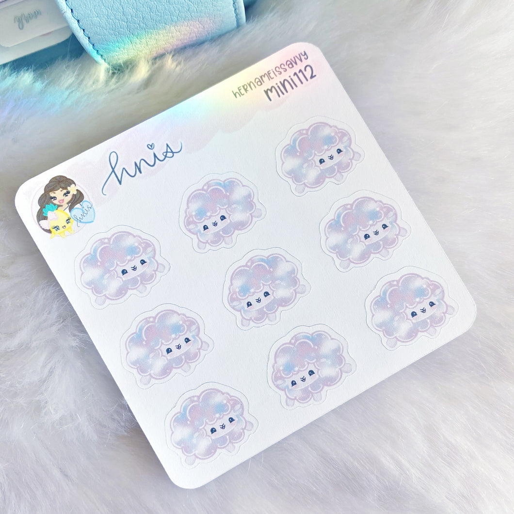 MINI112 - Dream Big Jumping Sheep Sticker Sheet
